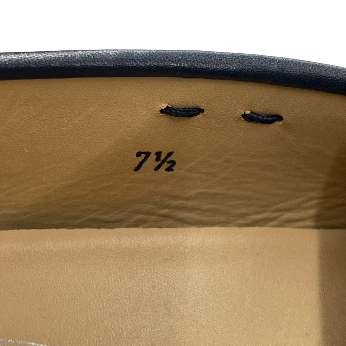 TOD'S(トッズ) レザードライビングシューズ ネイビー サイズ 7 1/2