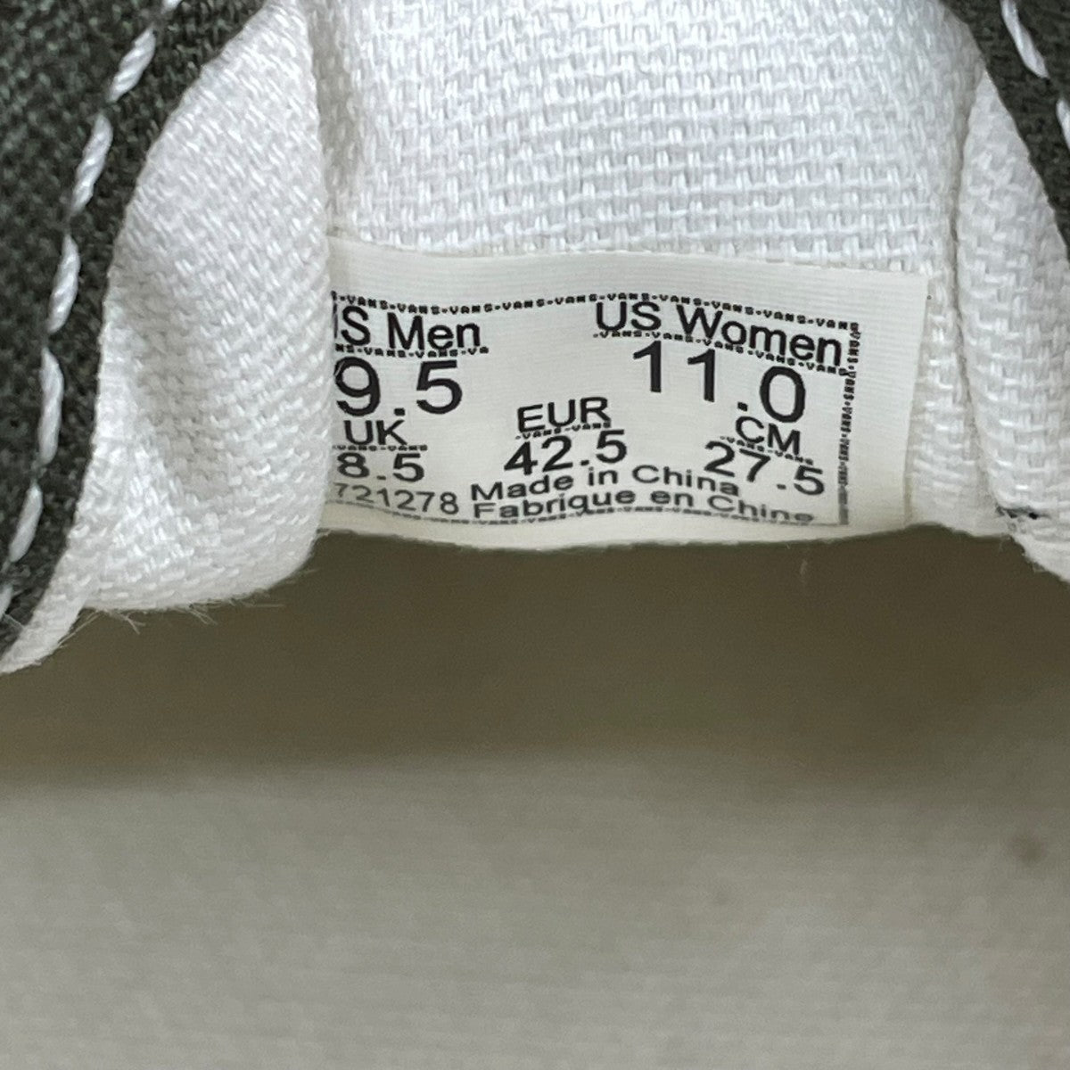 VANS Lx Authentic 44スニーカー 古着・中古-7枚目のアイテム画像