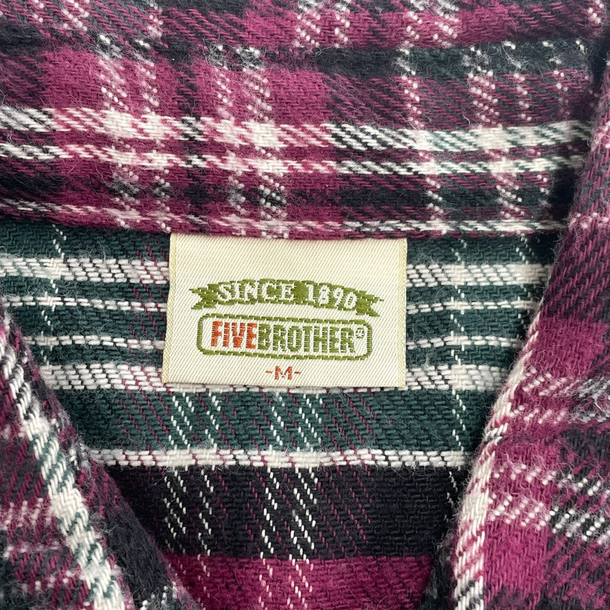 90sネルシャツ