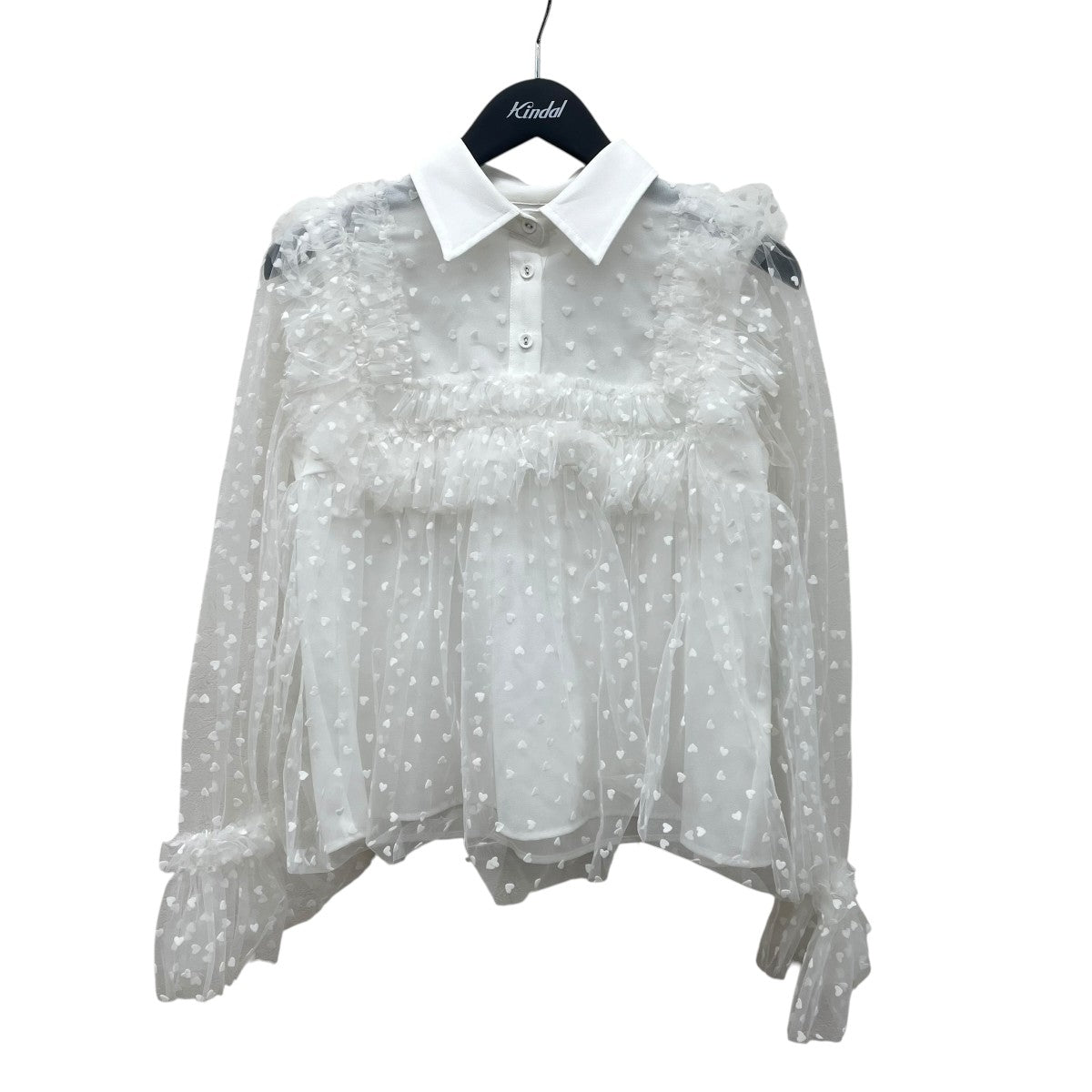 チュールフリルカットソー0204-200-253