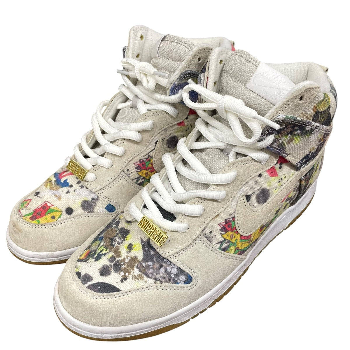 NIKE×Supreme ハイカットスニーカーFD8779-100 古着・中古-1枚目のアイテム画像