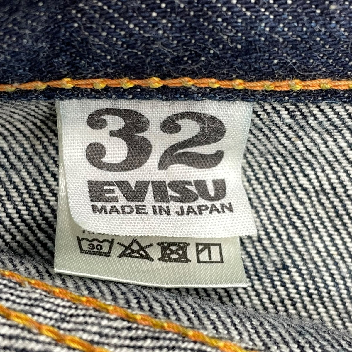 EVISU(エヴィス) バックカモメデニムパンツ インディゴ サイズ 32