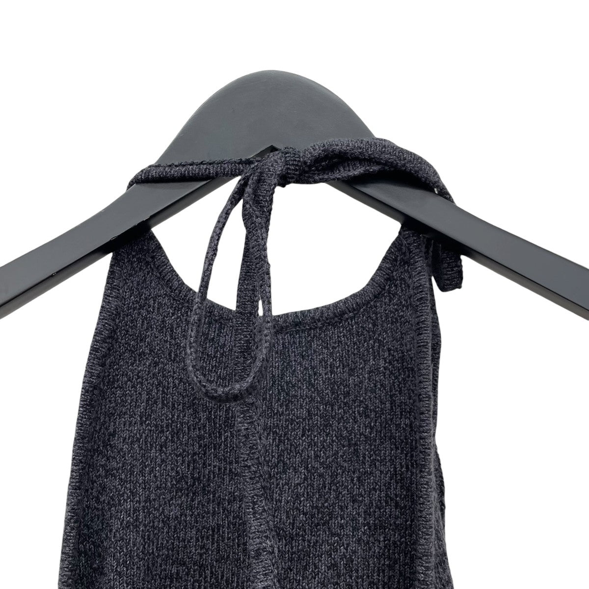 Halterneck Peplum Knitニット12610534