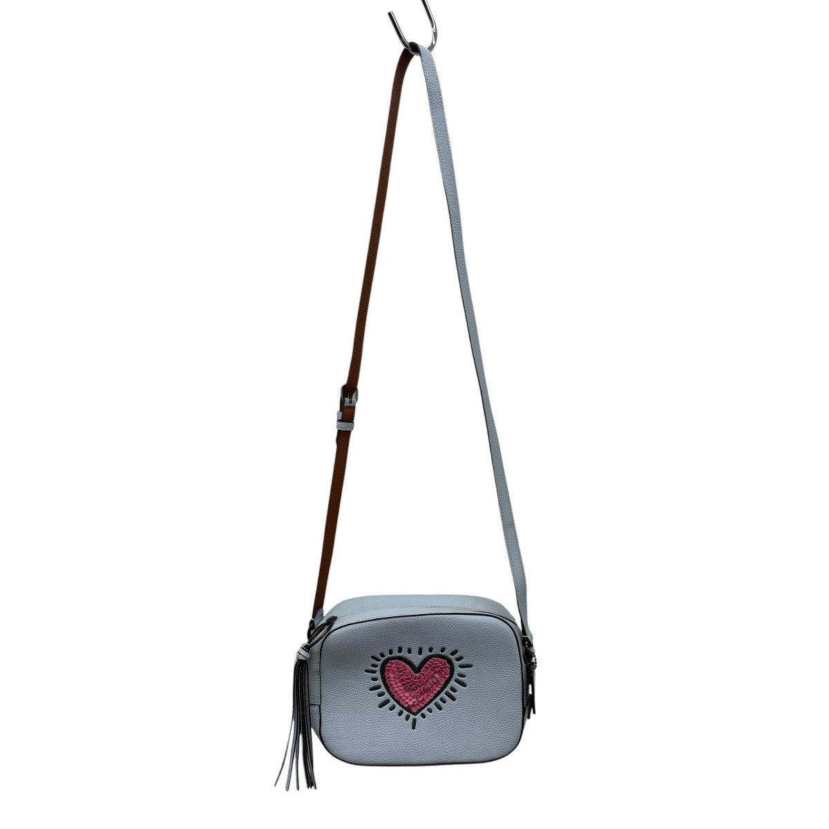 COACH×Keith Haring ショルダーバッグ ブルー｜【公式】カインドオル