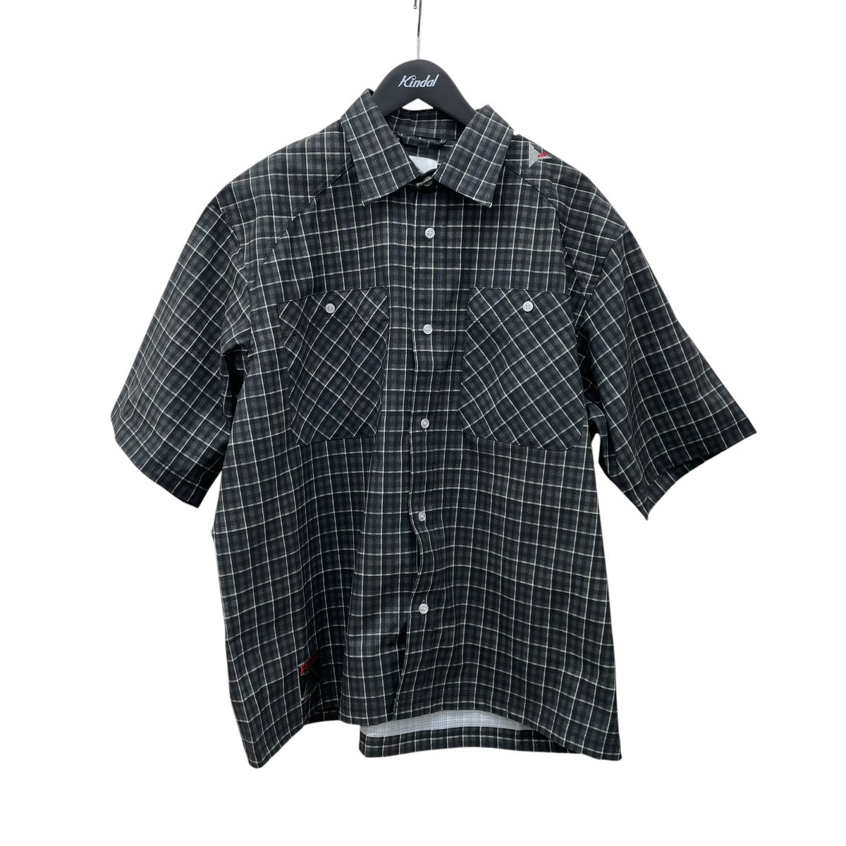 26SSAair Floweave Printed Check Short Sleeve Shirt半袖シャツ