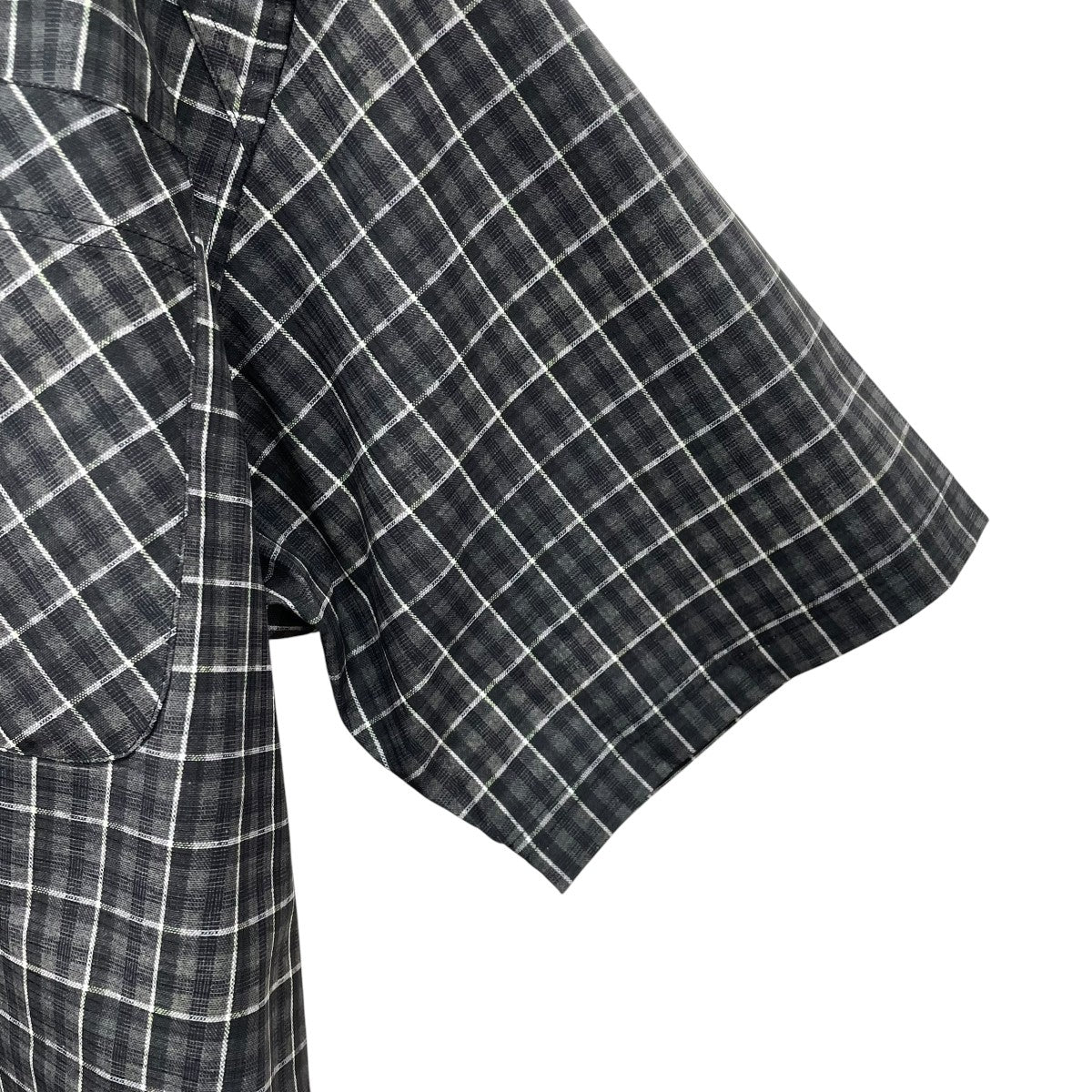 26SSAair Floweave Printed Check Short Sleeve Shirt半袖シャツ
