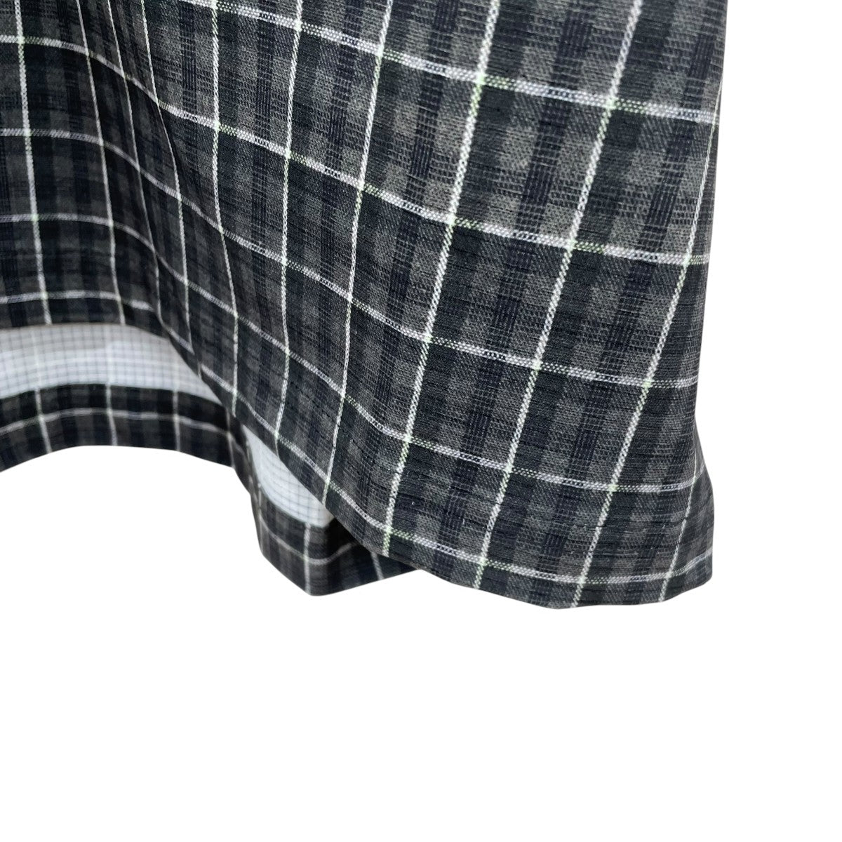 26SSAair Floweave Printed Check Short Sleeve Shirt半袖シャツ