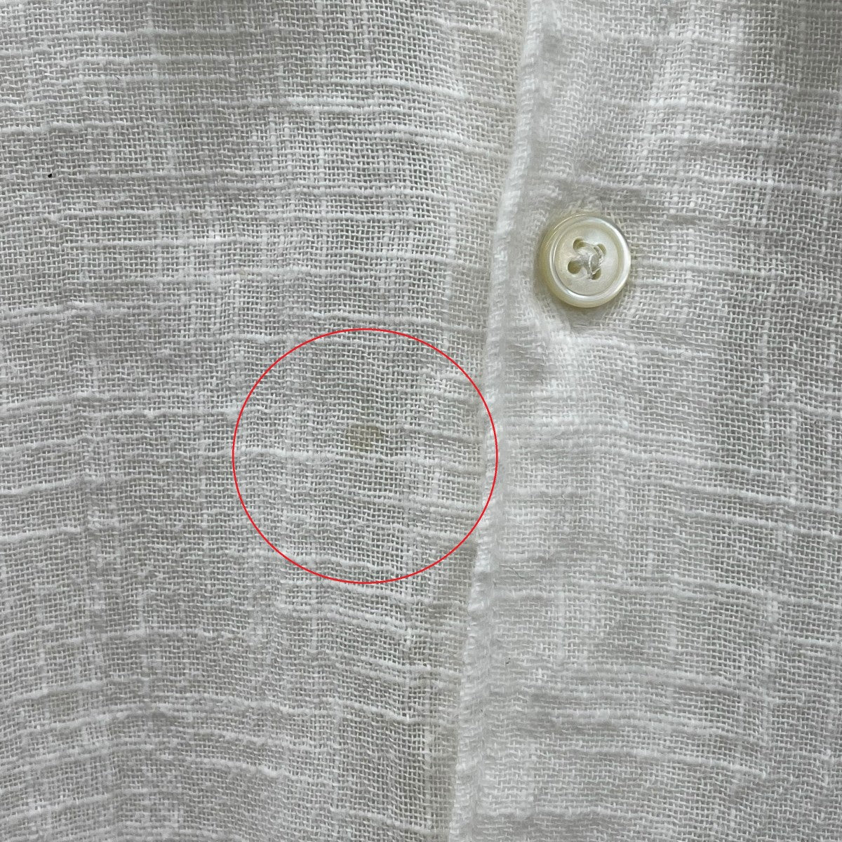 COCOSHIRT Off White長袖シャツM2222CW