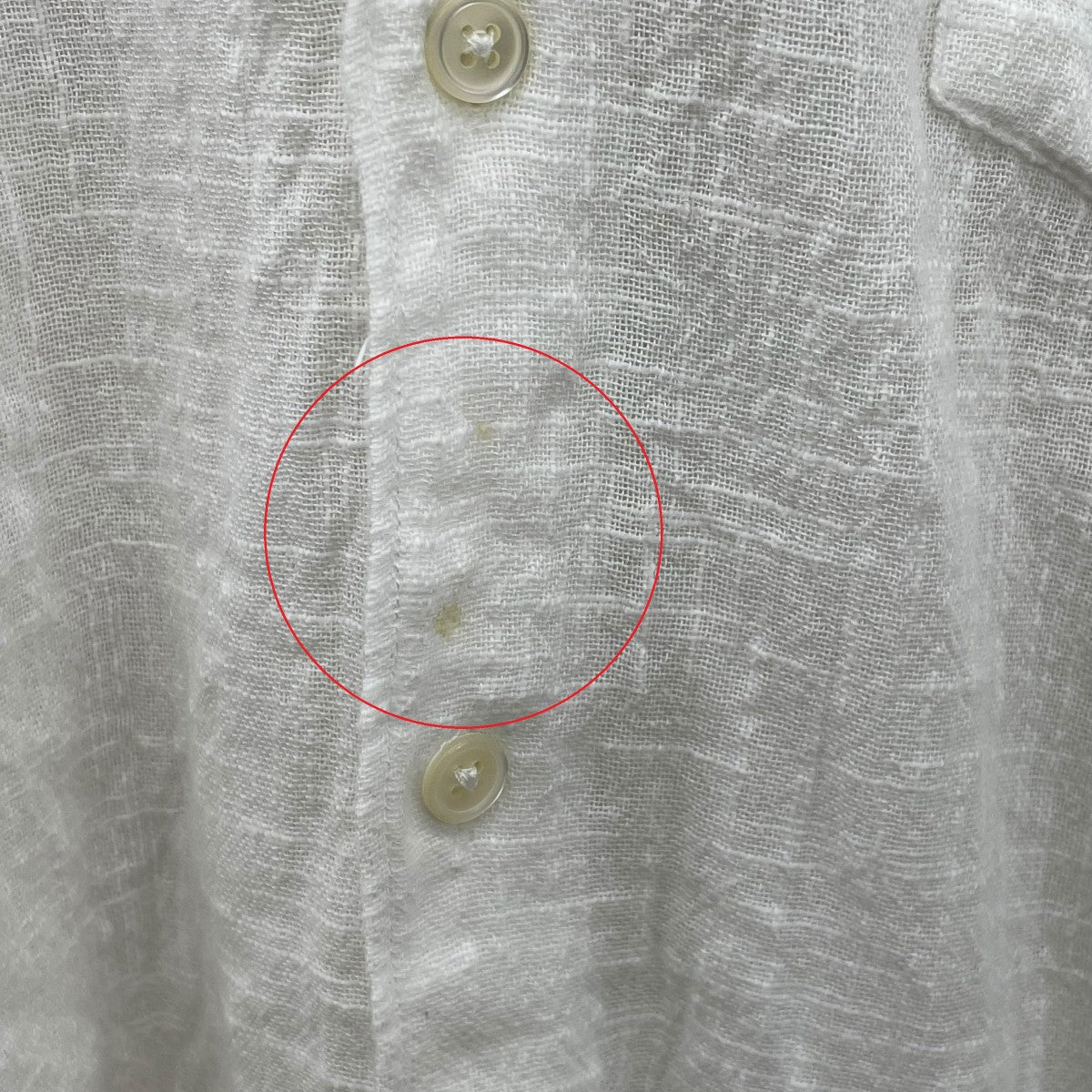 COCOSHIRT Off White長袖シャツM2222CW