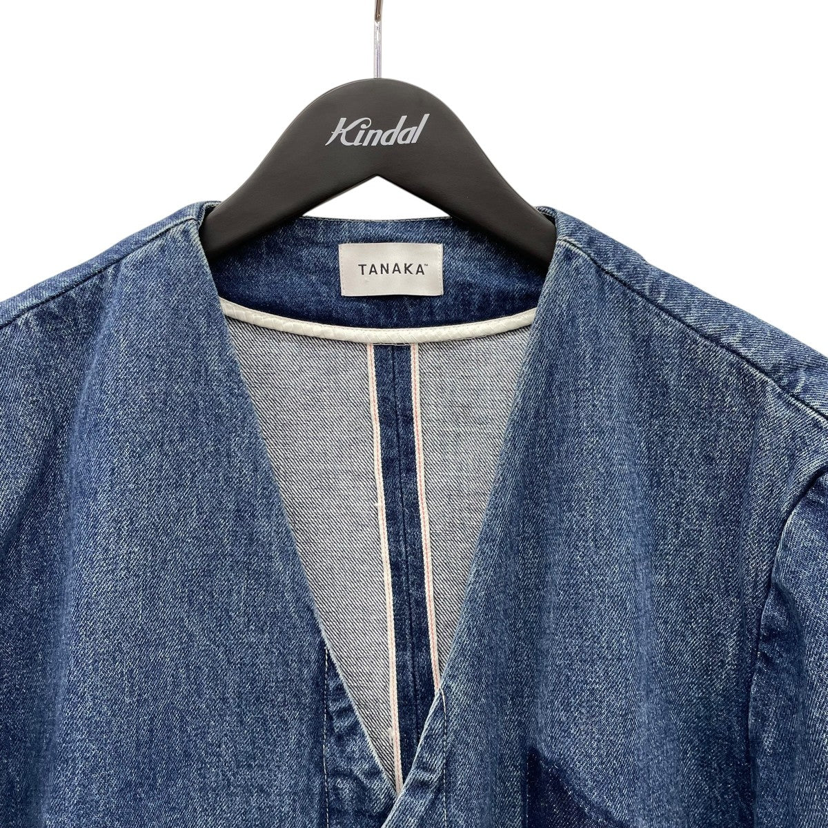 NO COLLAR JEAN JACKETノーカラーデニムジャケットST-127NC