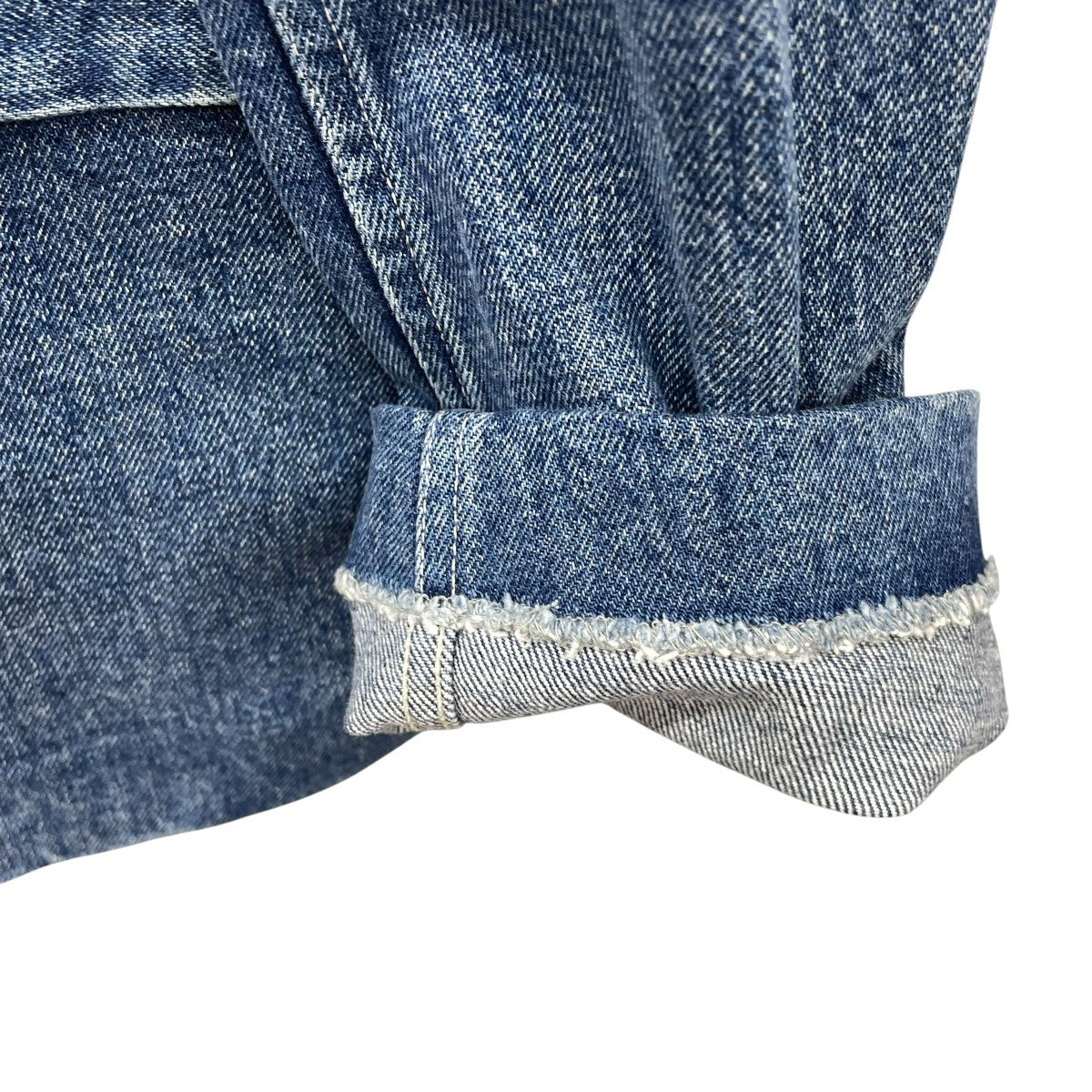 NO COLLAR JEAN JACKETノーカラーデニムジャケットST-127NC