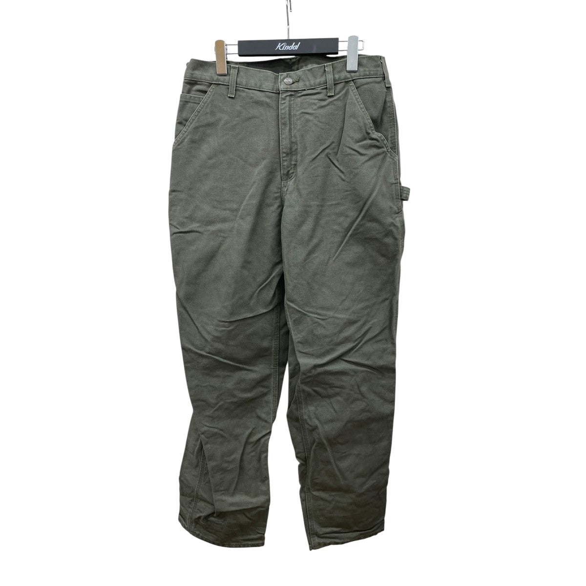 WASHED DUCK WORK DUNGAREE PANTMOSSペインターパンツ1021605