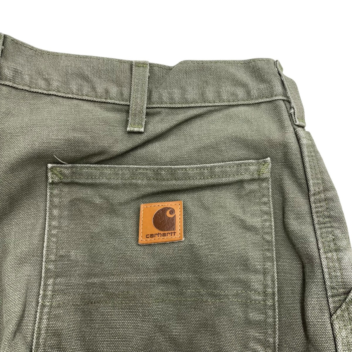 WASHED DUCK WORK DUNGAREE PANTMOSSペインターパンツ1021605