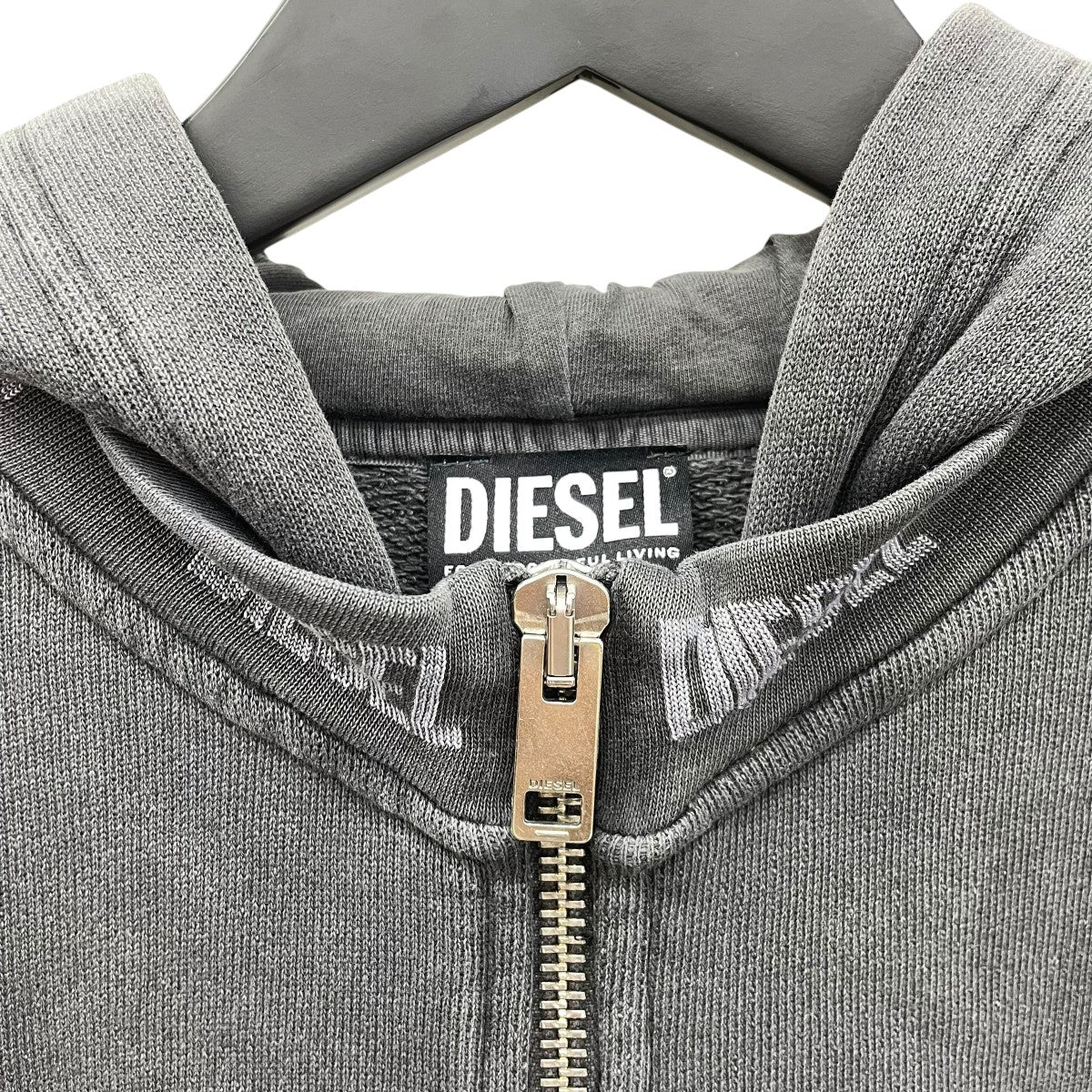DIESEL(ディーゼル) ジップパーカー A06203 グレー サイズ S｜【公式
