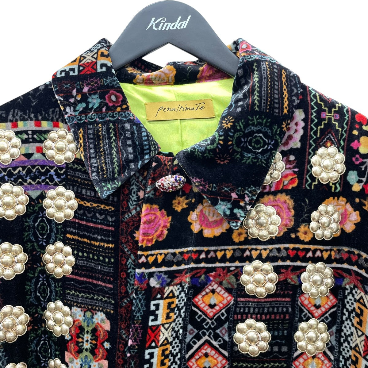 花柄コートLL-01-AW21