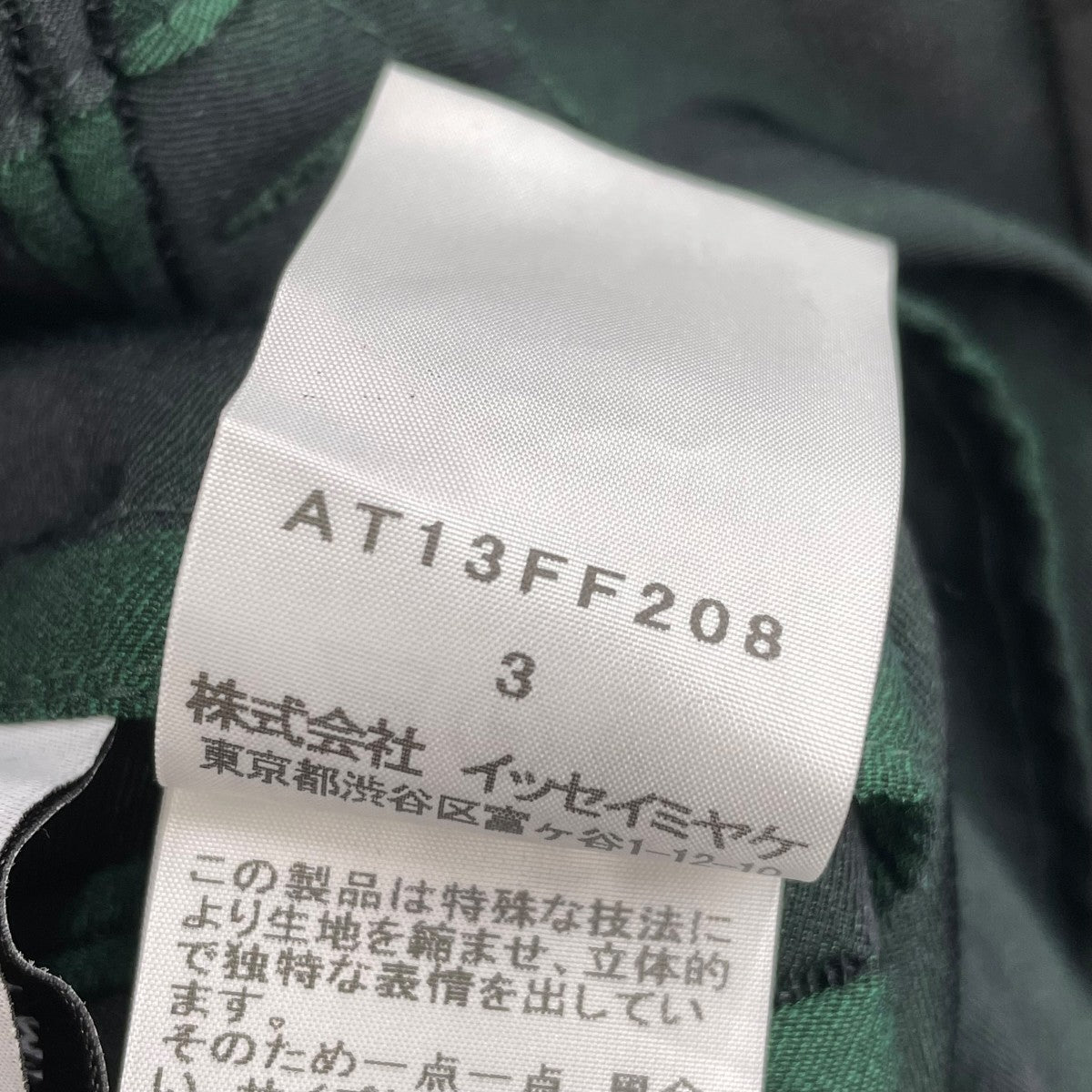 21AWパンツAT13FF208