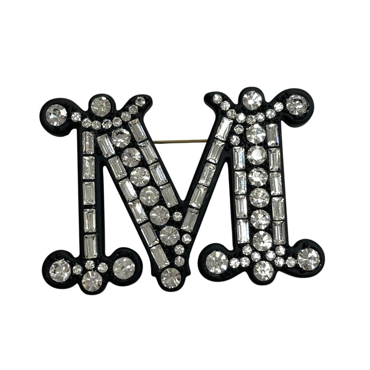 MaxMara イニシャルブローチ 古着・中古-1枚目のアイテム画像
