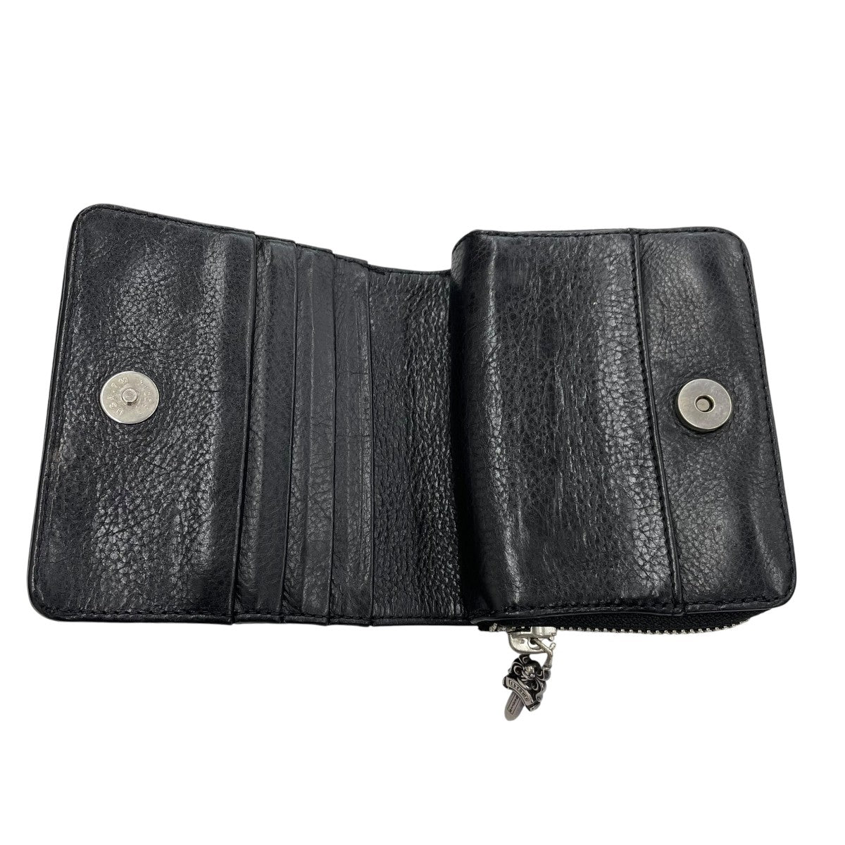 CHROME HEARTS square zip bill wallet2つ折り財布 古着・中古-3枚目のアイテム画像