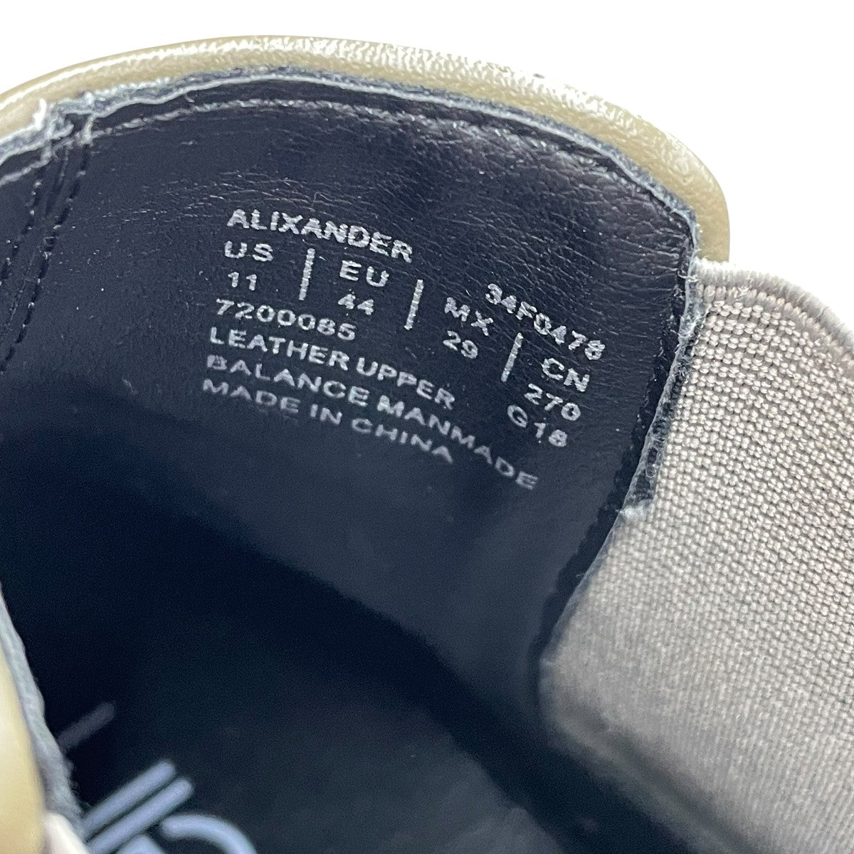 Calvin Klein Alixander Calfサイドゴアブーツ7200065 古着・中古-7枚目のアイテム画像