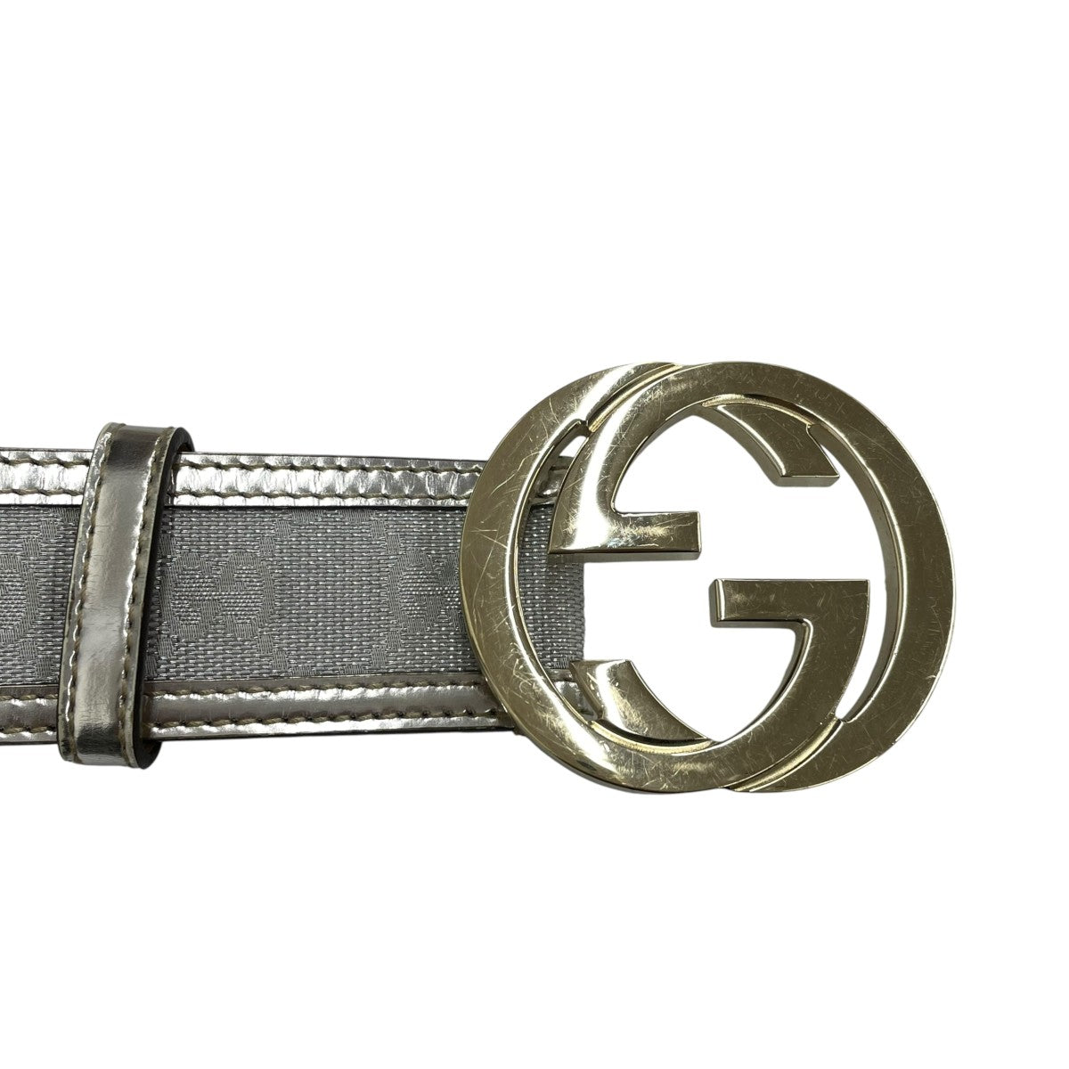 GUCCI(グッチ) Gロゴベルト シルバー｜【公式】カインドオルオンライン