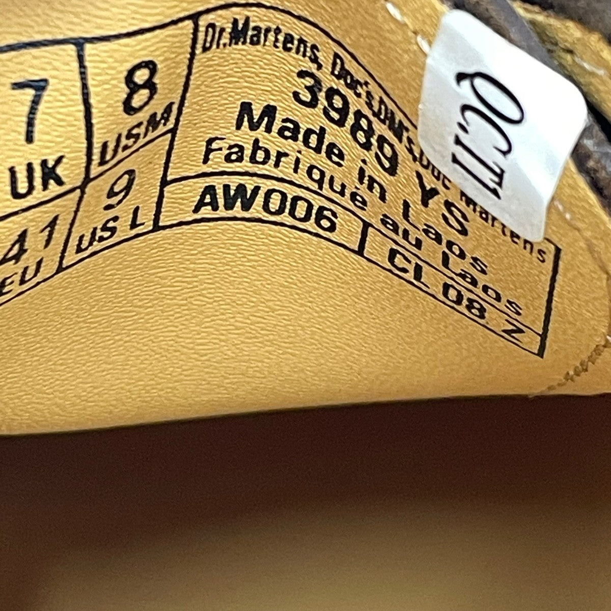 Dr．Martens レザーシューズ 古着・中古-7枚目のアイテム画像