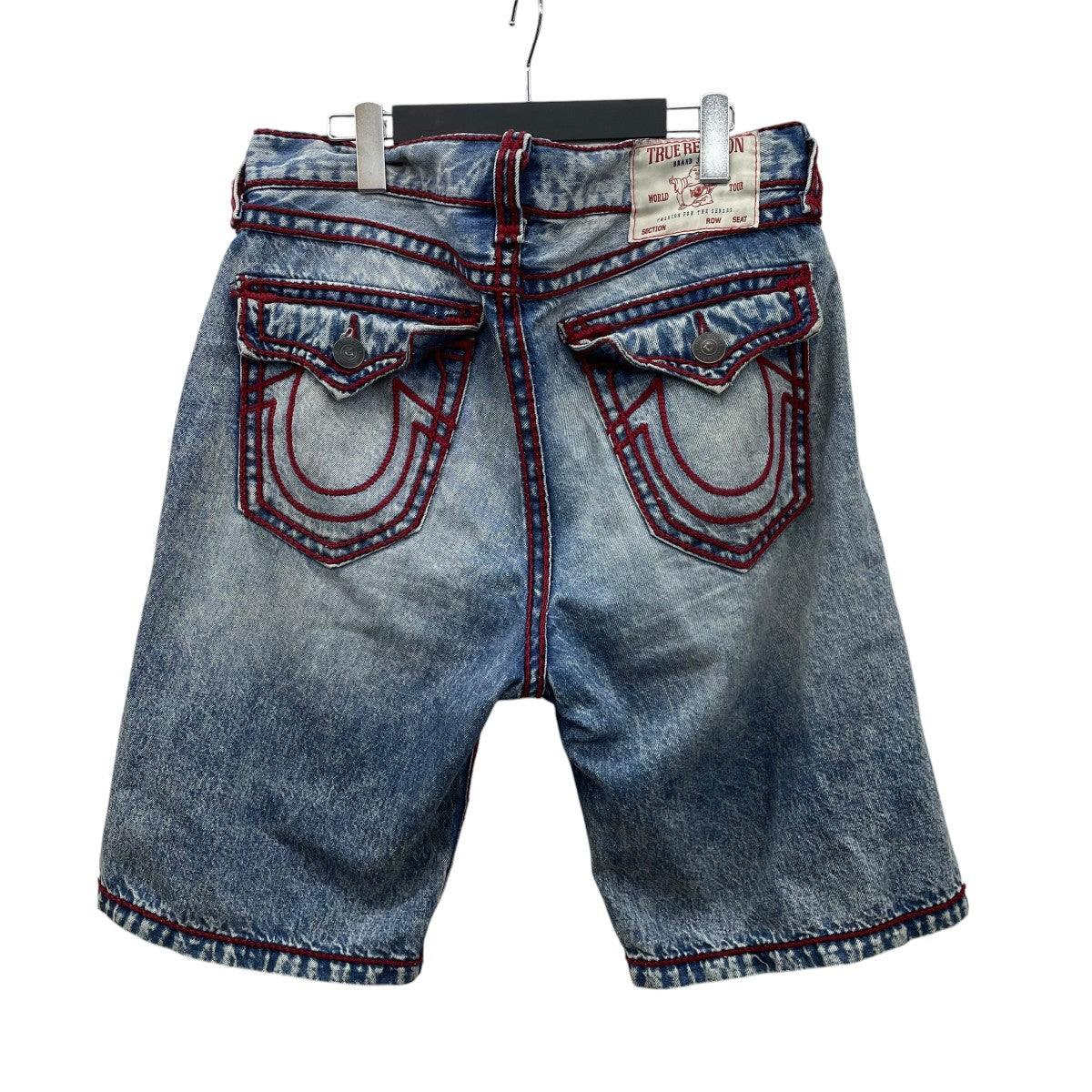 TRUE RELIGION vinny rope stitch ultra baggy shortデニムハーフパンツ109502 古着・中古-2枚目のアイテム画像