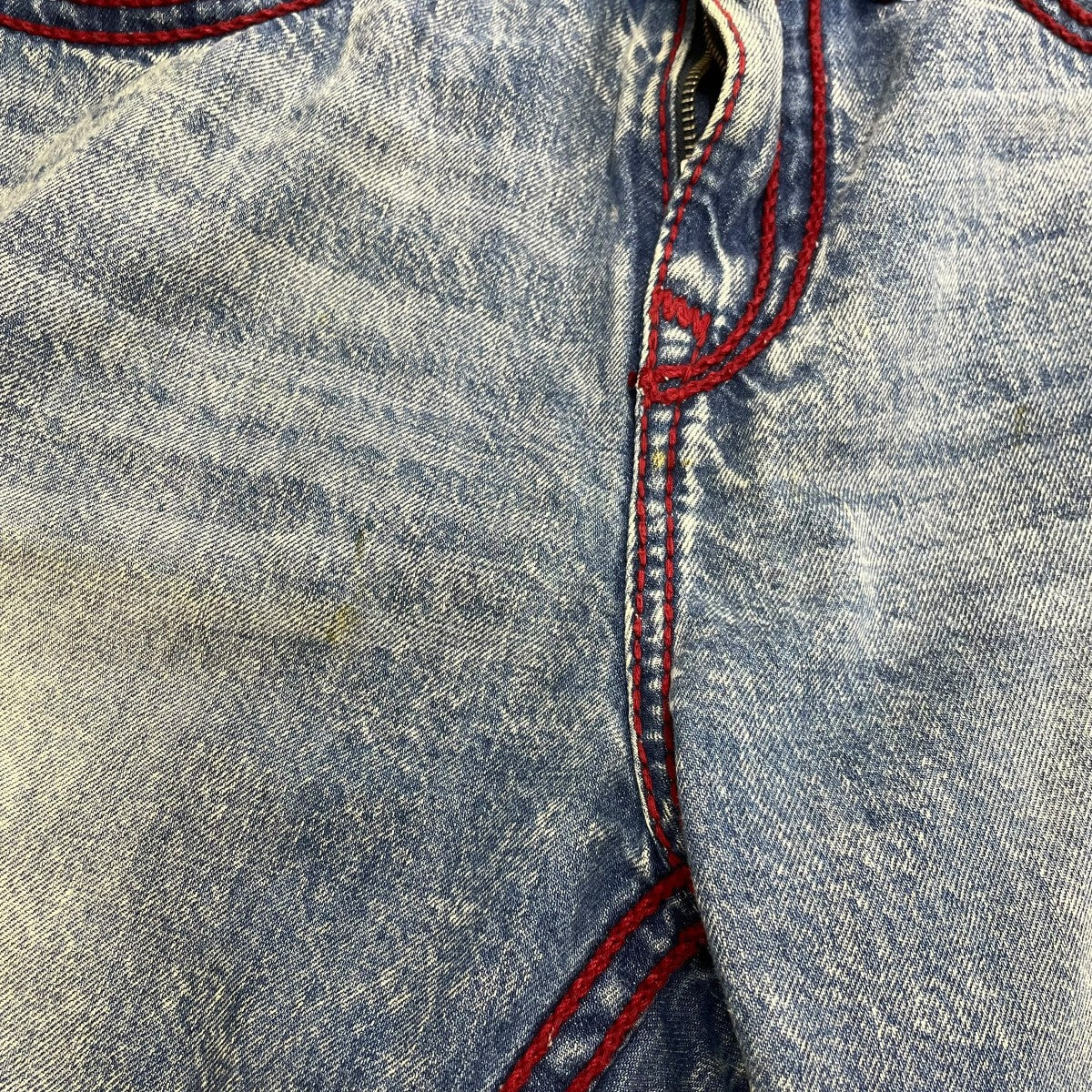 TRUE RELIGION vinny rope stitch ultra baggy shortデニムハーフパンツ109502 古着・中古-4枚目のアイテム画像