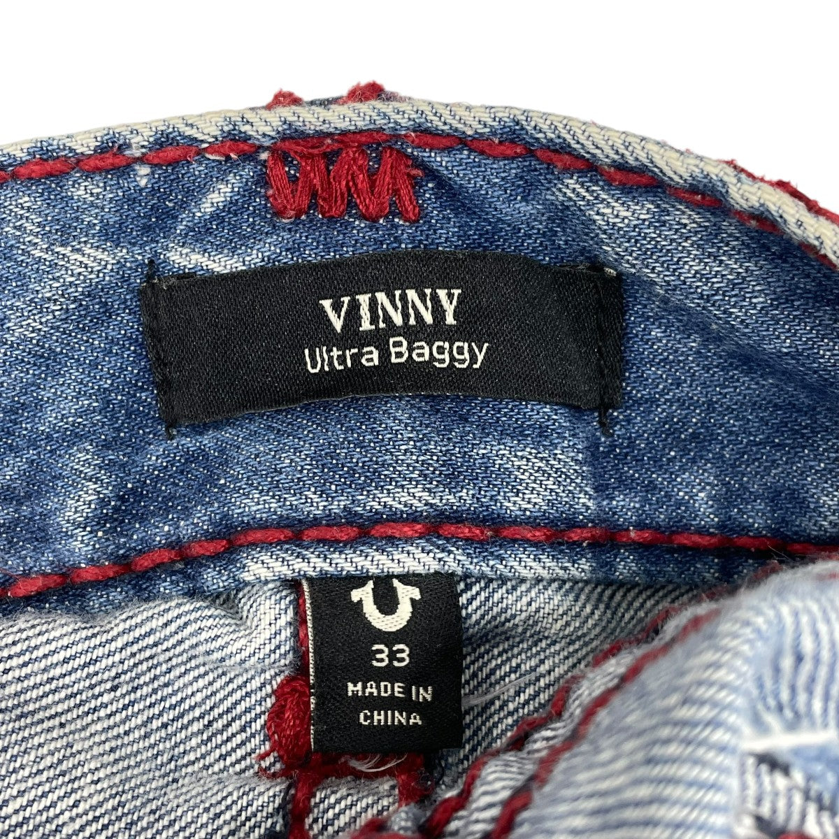 TRUE RELIGION vinny rope stitch ultra baggy shortデニムハーフパンツ109502 古着・中古-7枚目のアイテム画像