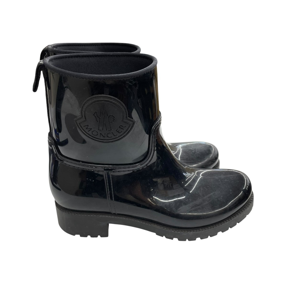 MONCLER GINETTEエナメルブーツ 古着・中古-3枚目のアイテム画像