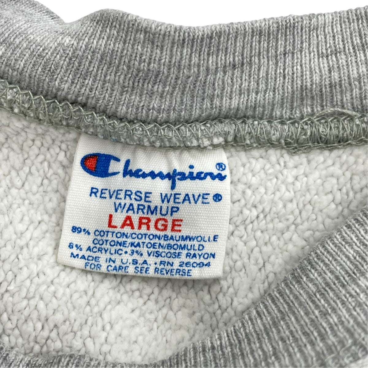 80s REVERSE WEAVE トリコタグスウェット