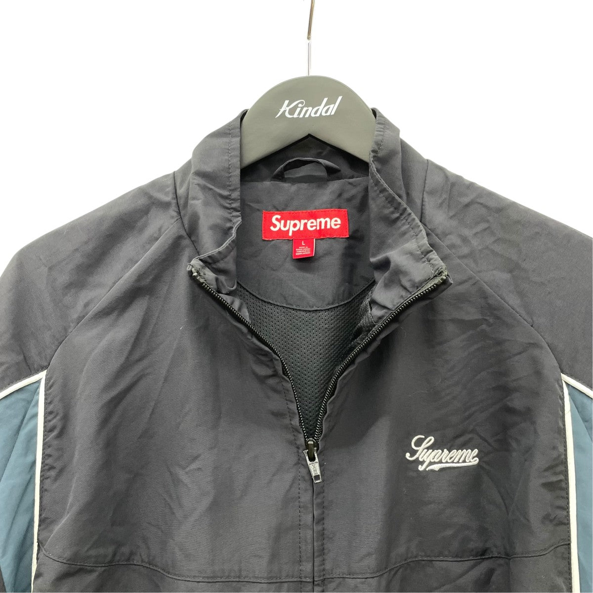 FW25Contrast Piping Track Jacketナイロンジャケット