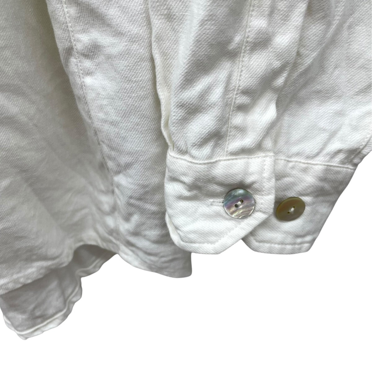 25AWPATCH BUTTON LINEN SHシャツ25050410001830