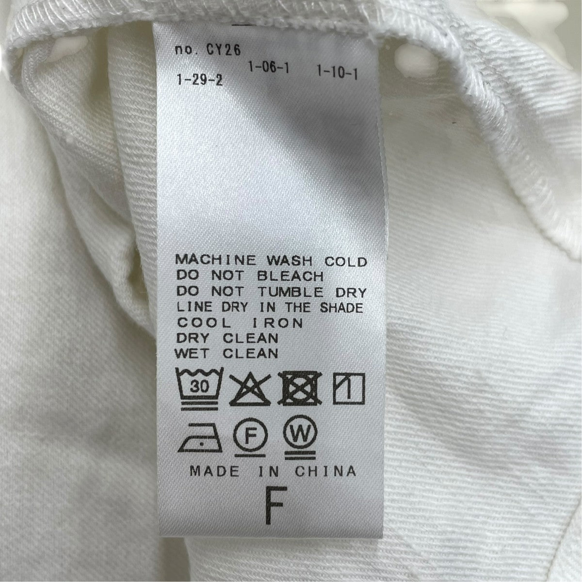 25AWPATCH BUTTON LINEN SHシャツ25050410001830