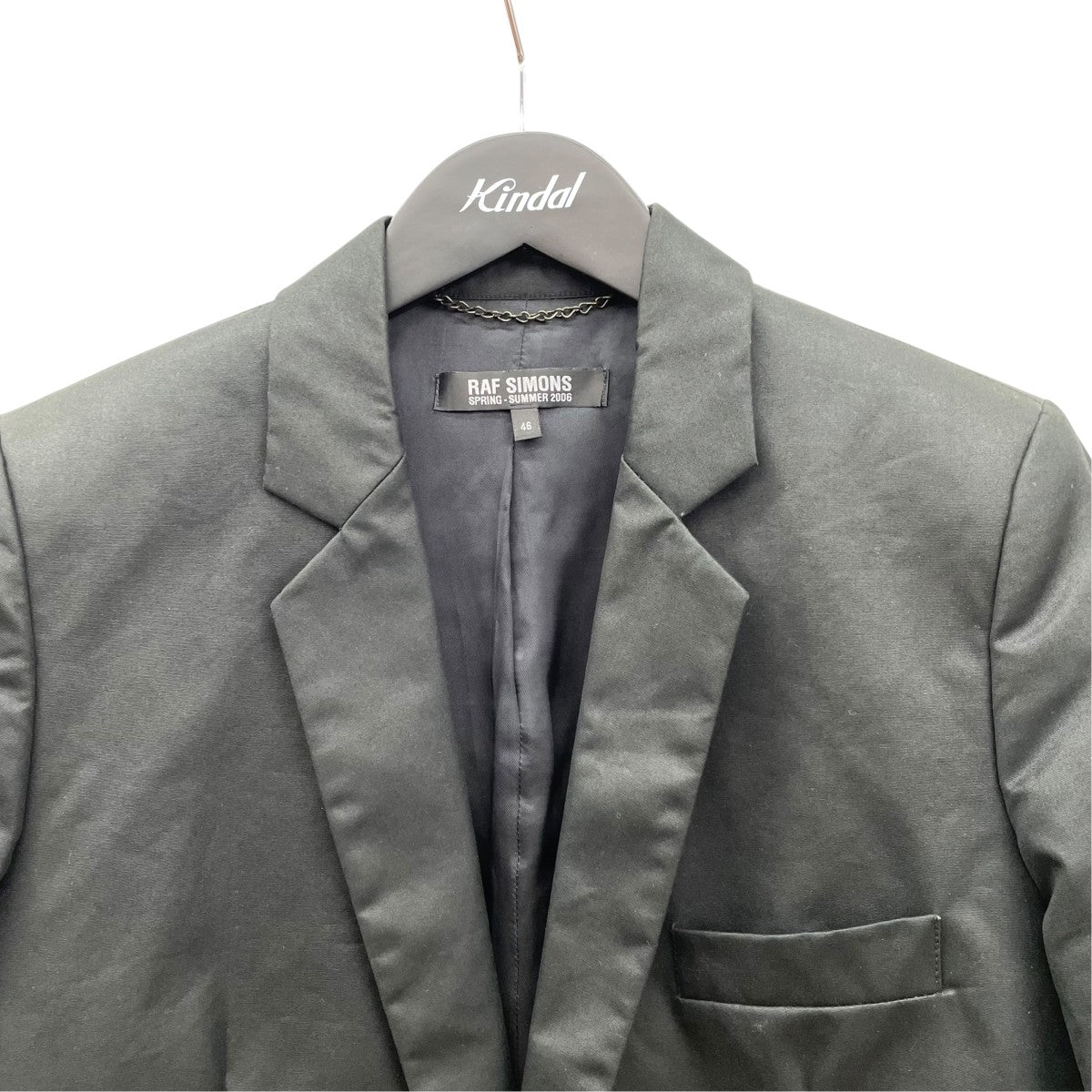 RAF SIMONS(ラフシモンズ) テーラードジャケット ブラック サイズ 46
