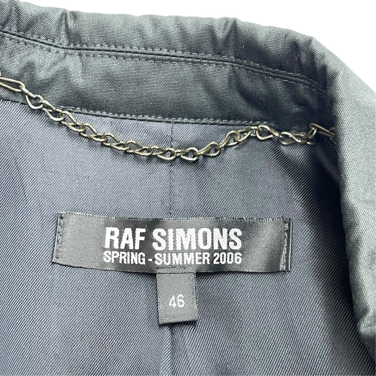 RAF SIMONS / ラフシモンズ テーラーメイド ジャケット 46 RAF SIMONS(ラフシモンズ) テーラードジャケット ブラック サイズ 46