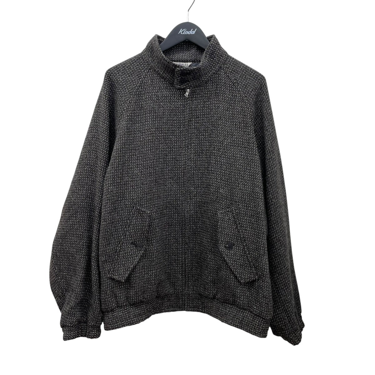 ALPACA WOOL SILK TWEED ZIP BLOUSブルゾンA25AB03LS