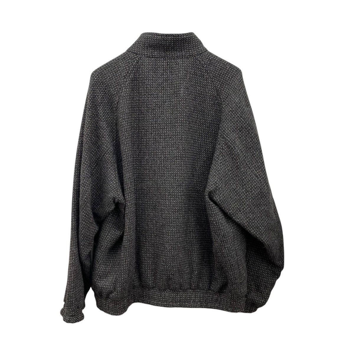 ALPACA WOOL SILK TWEED ZIP BLOUSブルゾンA25AB03LS
