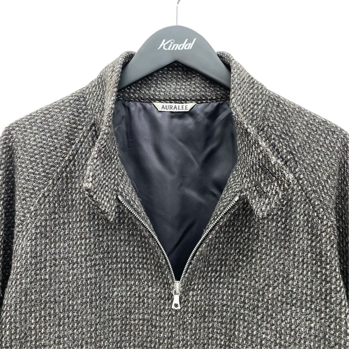 ALPACA WOOL SILK TWEED ZIP BLOUSブルゾンA25AB03LS