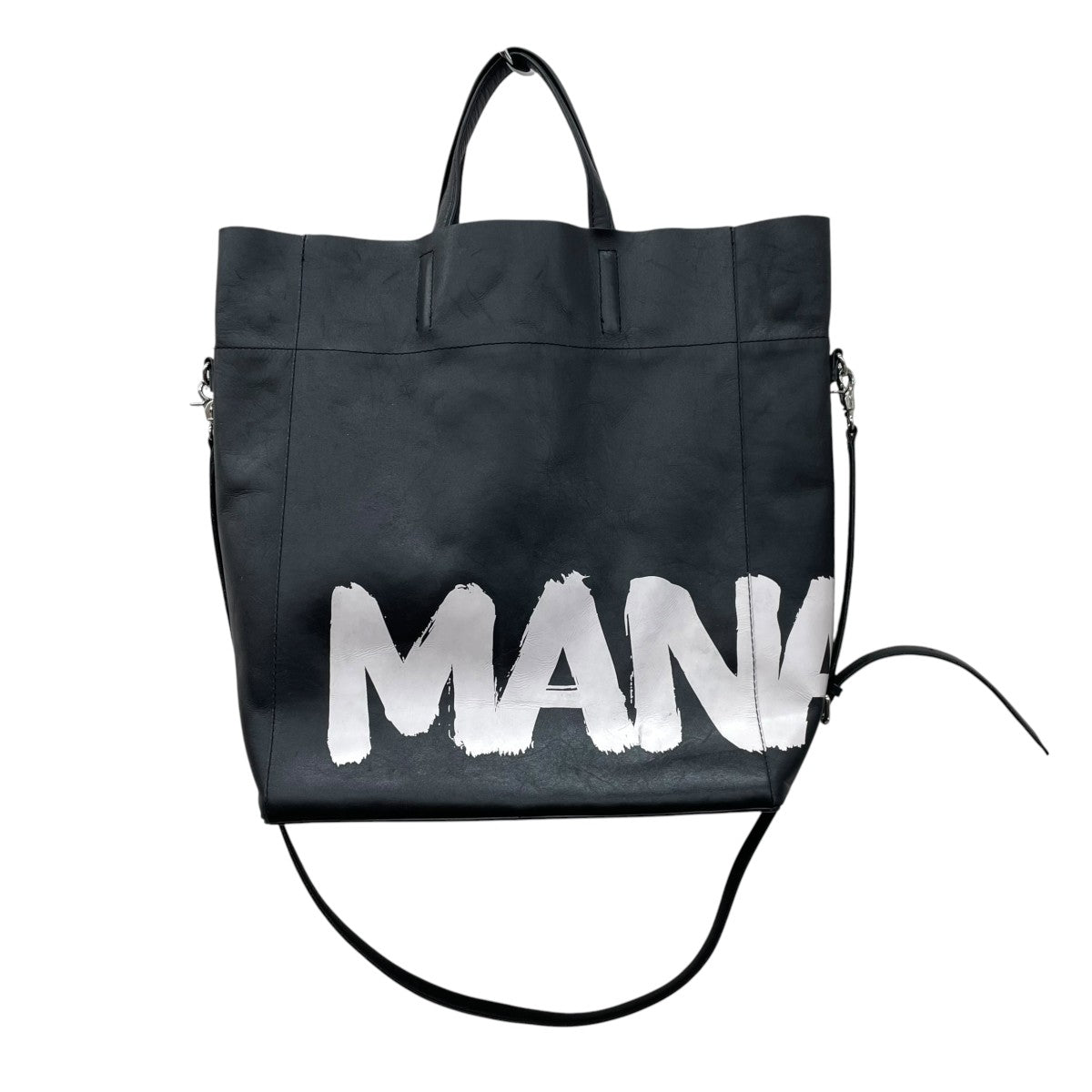 MANA logo toteレザートートバッグ550119 古着・中古-1枚目のアイテム画像