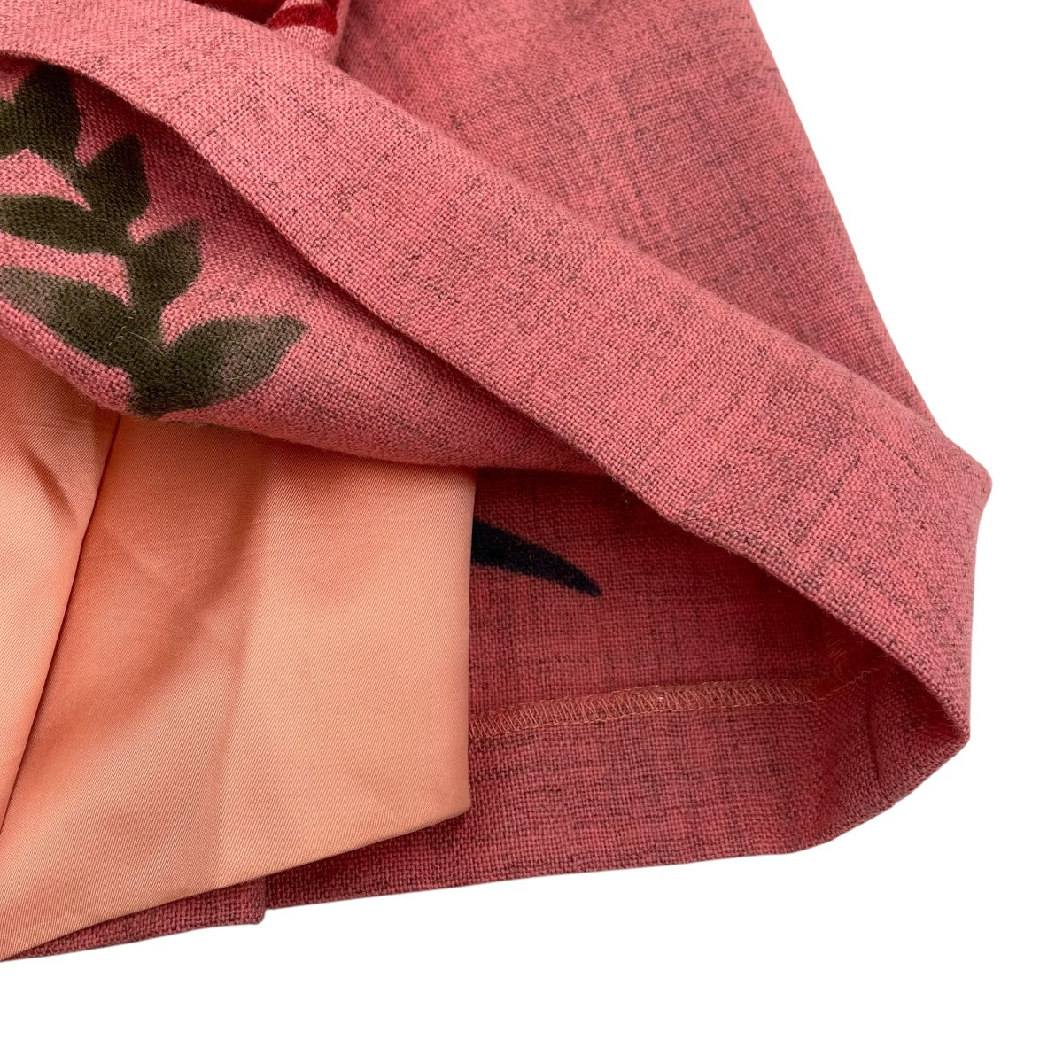 DRIES VAN NOTEN(ドリスヴァンノッテン) 花柄プリーツスカート ピンク
