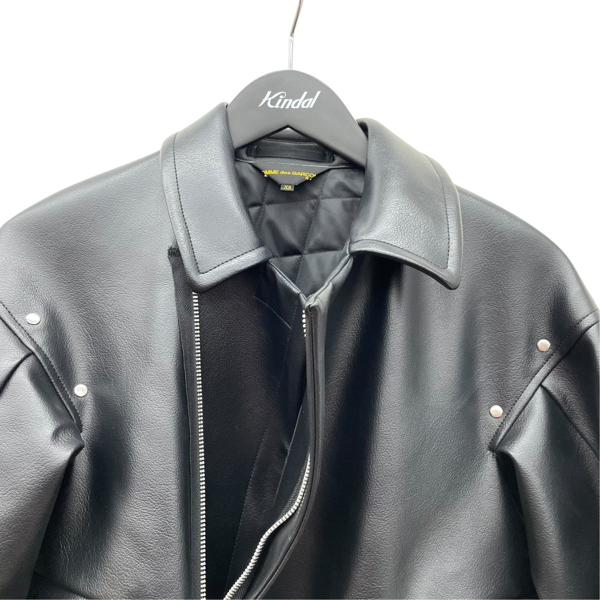 COMME des GARCONS フェイクレザージャケットGR-J059 古着・中古-3枚目のアイテム画像