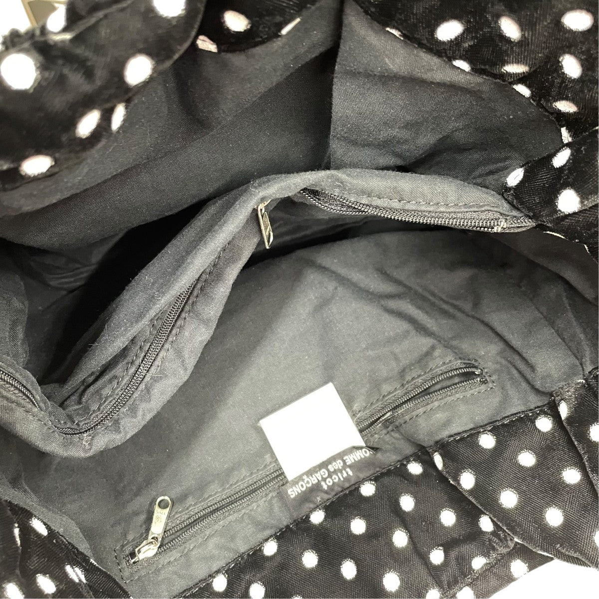 tricot COMME des GARCONS ドットハンドバッグTB-K 210 古着・中古-5枚目のアイテム画像