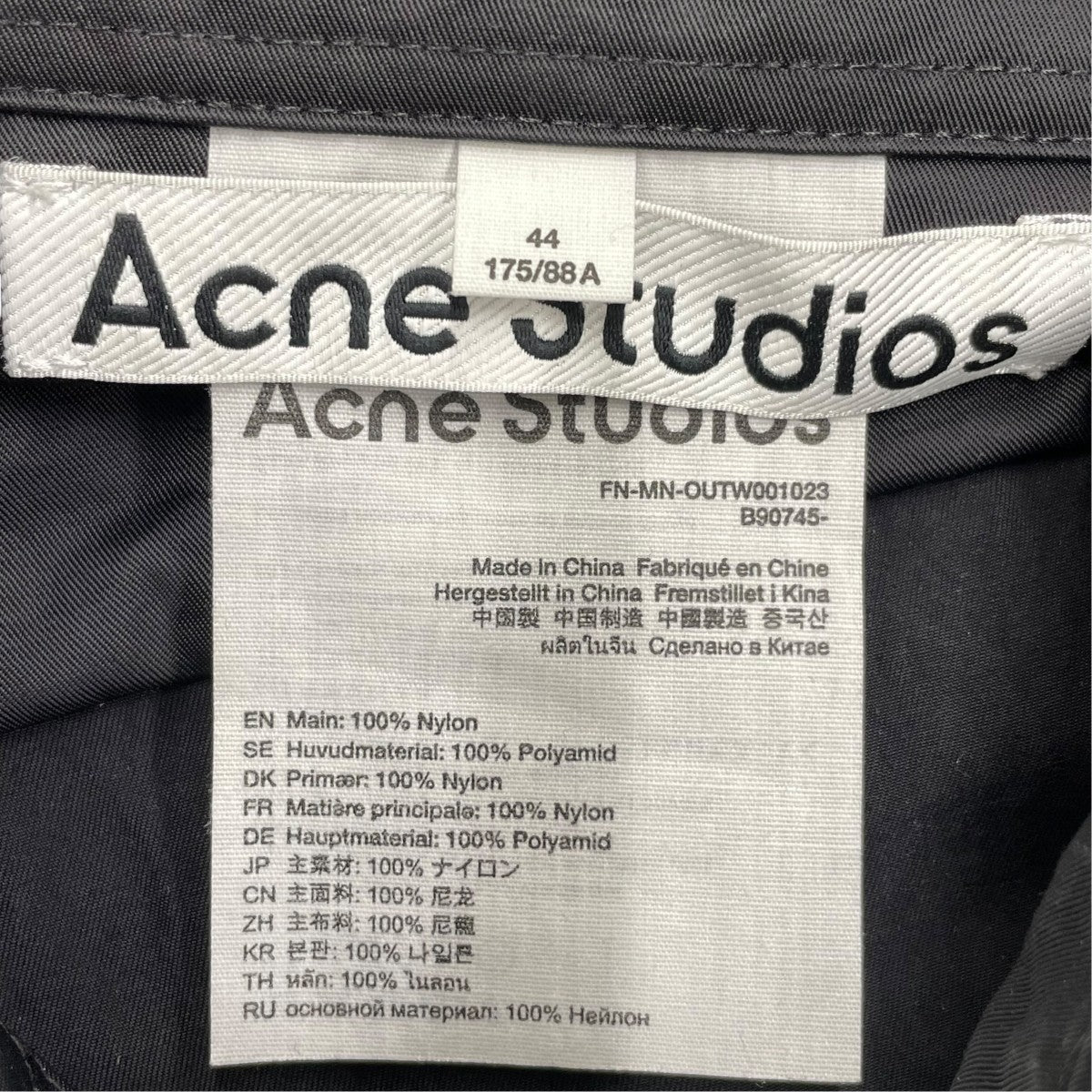 ACNE STUDIOS シャツFN-MN-OUTW001023 古着・中古-5枚目のアイテム画像