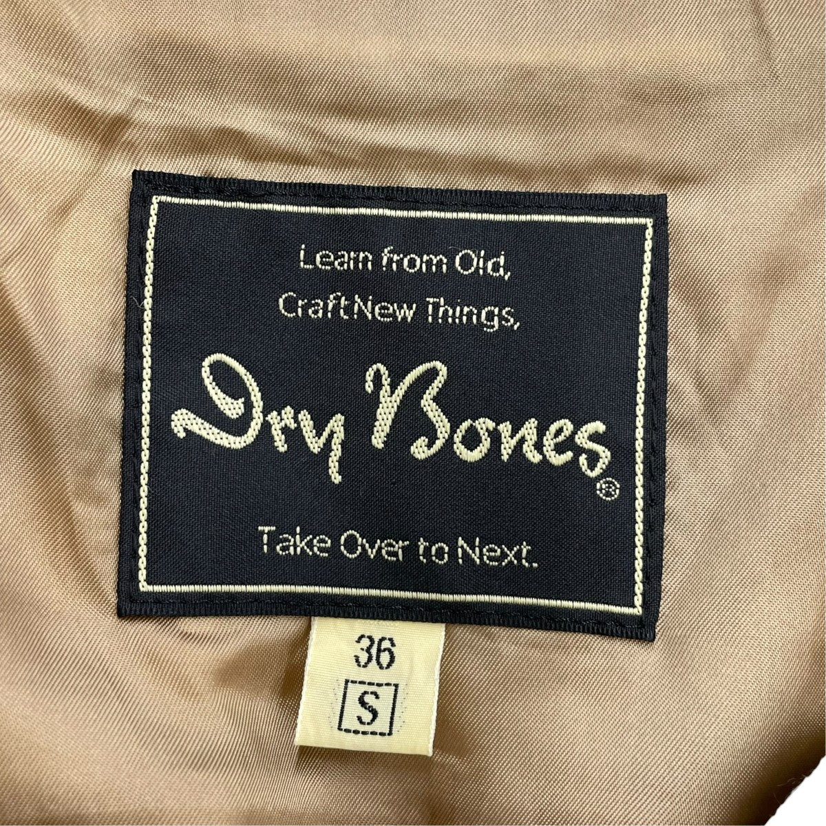 Dry bones チェックブルゾンDAZZLE 古着・中古-5枚目のアイテム画像
