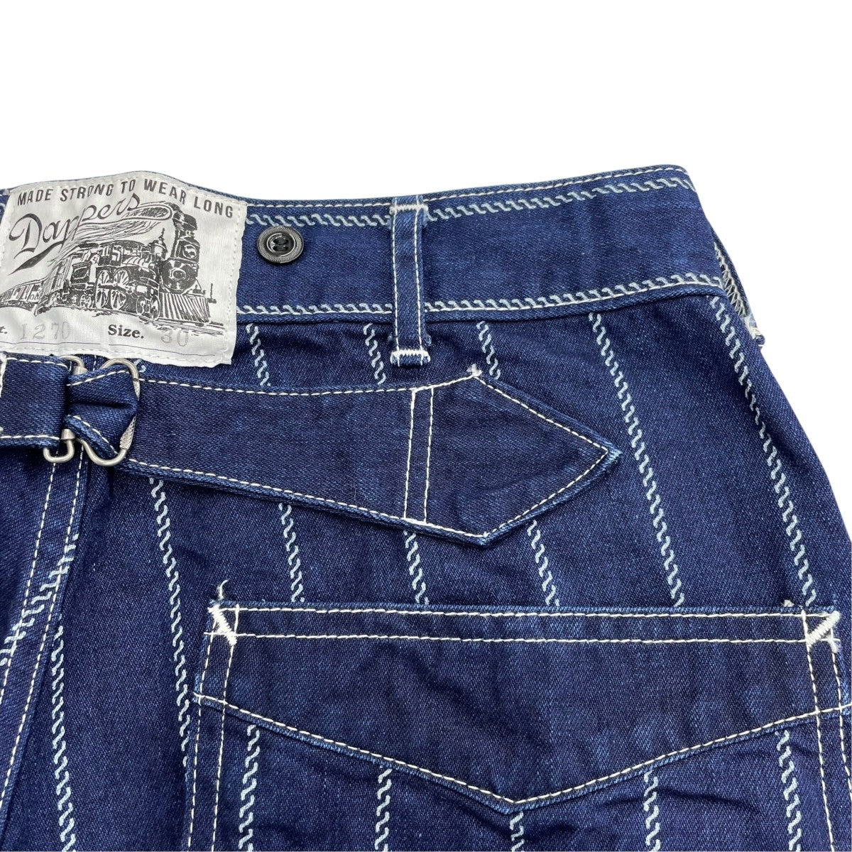 DAPPER’S Classical Railroader Work Pantsデニムパンツ1270 古着・中古-4枚目のアイテム画像