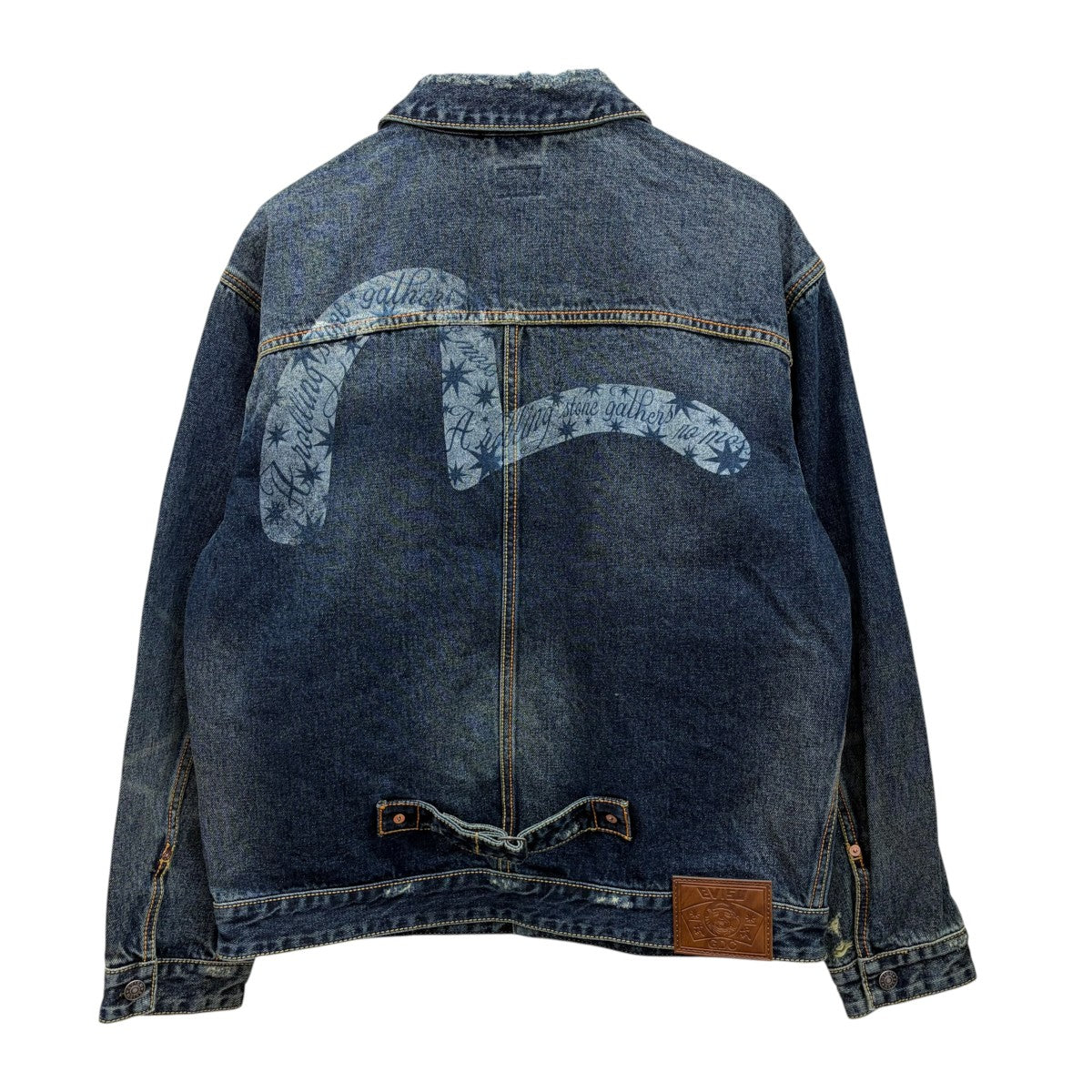 EVISU×GDC デニムジャケット WASHED TYPE 2 DENIM JACKET インディゴ