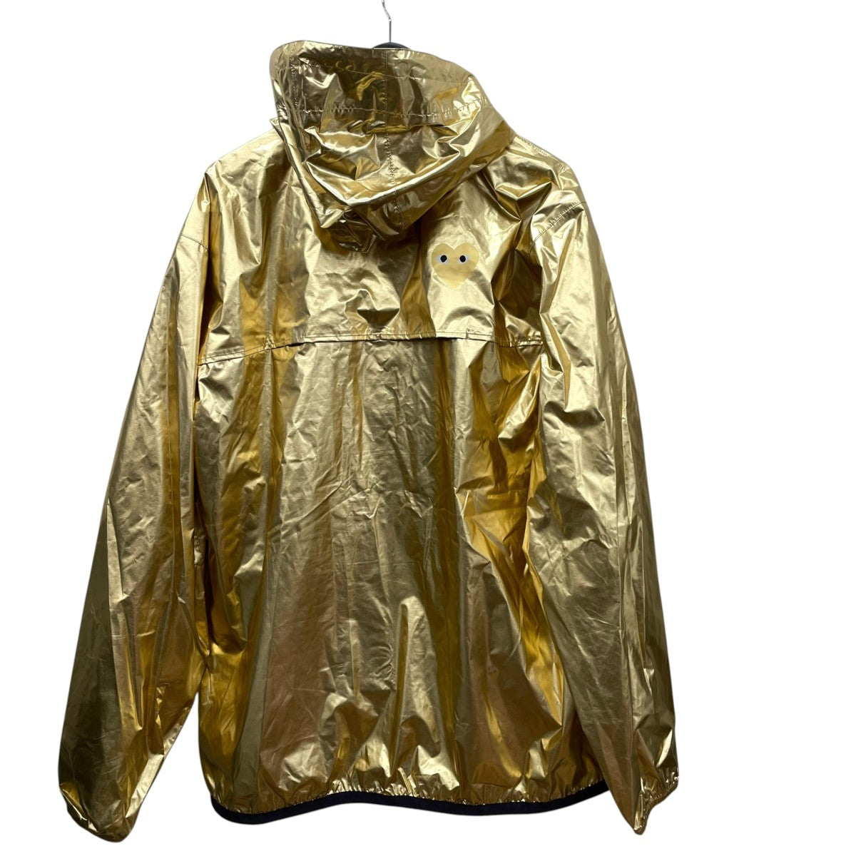 PLAY COMME des GARCONS×K-WAY FULL ZIPナイロンジャケット 古着・中古-2枚目のアイテム画像
