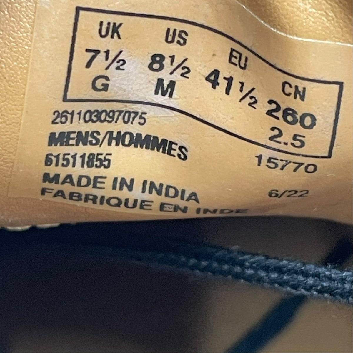CLARKS collection tilden capシューズ 古着・中古-7枚目のアイテム画像