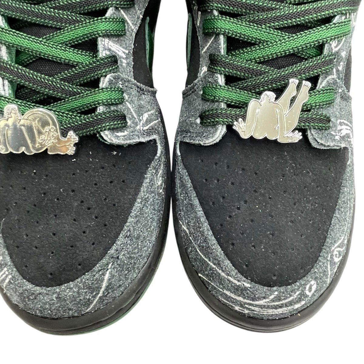 NIKE×There Skateboards SB Dunk Low Pro Anthracite and Gorge GreenスニーカーHF7743-001 古着・中古-7枚目のアイテム画像