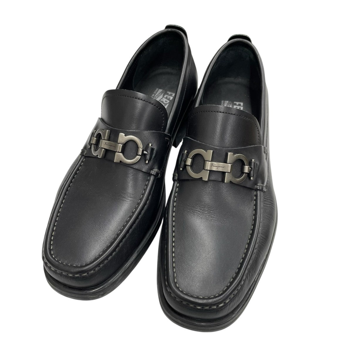 Salvatore Ferragamo ガンチーニローファーZM 047662 EEE 古着・中古-1枚目のアイテム画像